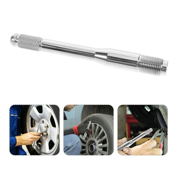 MLINS  Hvac Valve Core Removal Tool Stripped Lug Nut Remover Silver