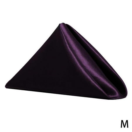 

Polyester Plain Fabric Cotton Napkins For Wedding Linen Cloth pc 1 Dinner K0D8