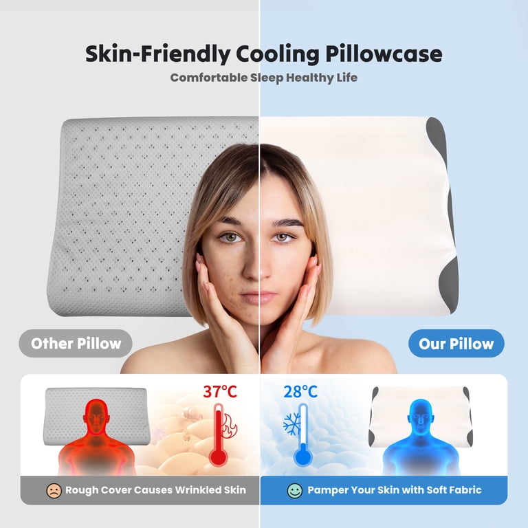 EDX Cloud Memory Foam Pillow, Ergonomic Cervical Support photo 8