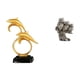 thumbnail image 1 of Figura de delfín,Colección de adornos de escritorio con figuras de delfines,Figuras de búho,Figuras de búho,animales artificiales,artesanías,decoración del hogar,Figura en miniatura de, 1 of 8