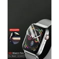 thumbnail image 3 of 3pcs Soft&nbsp; Protector Film Compatible With Apple Watch 7 6 SE 5 4 3 Screen Protectors Soft Glass Compatible With Apple Watch 40MM 41MM 42MM 44MM 45MM Series Smart Watch Strap Accessories, 3 of 4