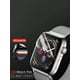 thumbnail image 3 of 3pcs Soft&nbsp; Protector Film Compatible With Apple Watch 7 6 SE 5 4 3 Screen Protectors Soft Glass Compatible With Apple Watch 40MM 41MM 42MM 44MM 45MM Series Smart Watch Strap Accessories, 3 of 4