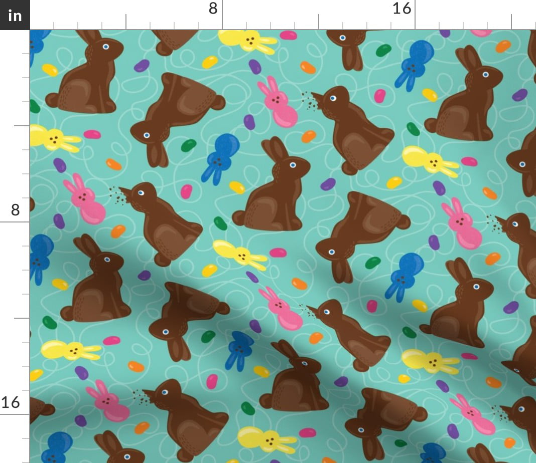 Spring Candy Easter Springtime Jelly Beans Spoonflower Fabric by the Yard 