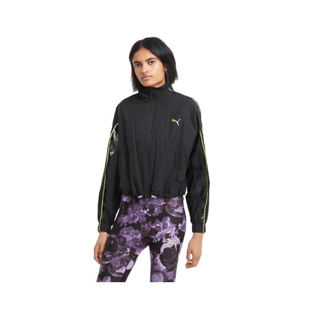 Puma Dark Dream Track Jacket Womens Jackets Size Xs, Color: Black/Lavender