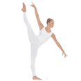 thumbnail image 1 of Active Studio Adult Plus Size Cotton Ankle Leggings, White - 3X, 1 of 1