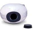 thumbnail image 4 of Large White Teardrop Urn with Silver Heart for Human Ashes - Urns for Adult Men/Male and Women - Cremation Urns for Ash, Funeral/Burial Urns, Decorative and Keepsake ERN, Heart Urn, 2.5 LTR, 4 of 8