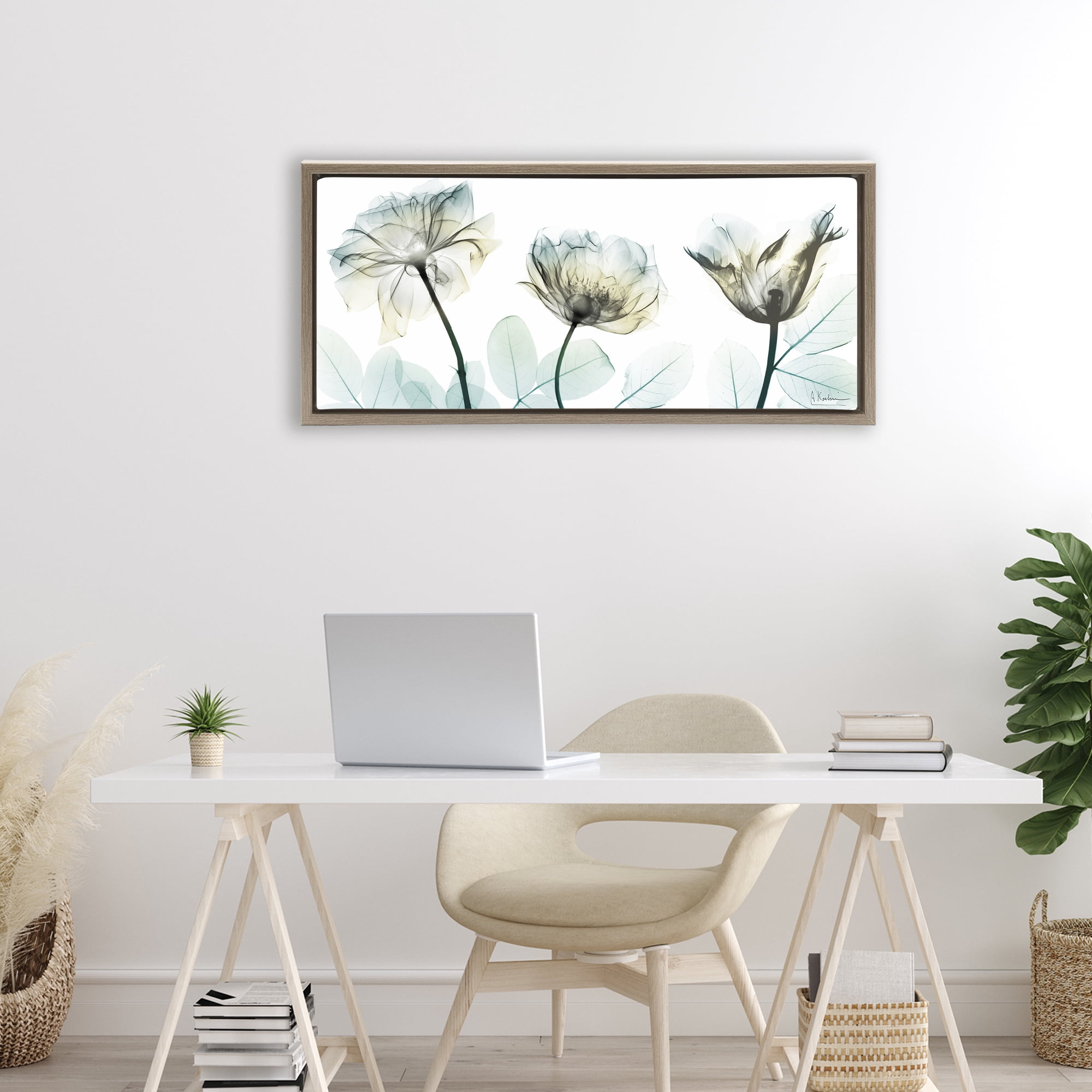 Stupell Industries Jewels Of Passion Brown Framed Floater Canvas Wall Art, design by Albert Koetsier