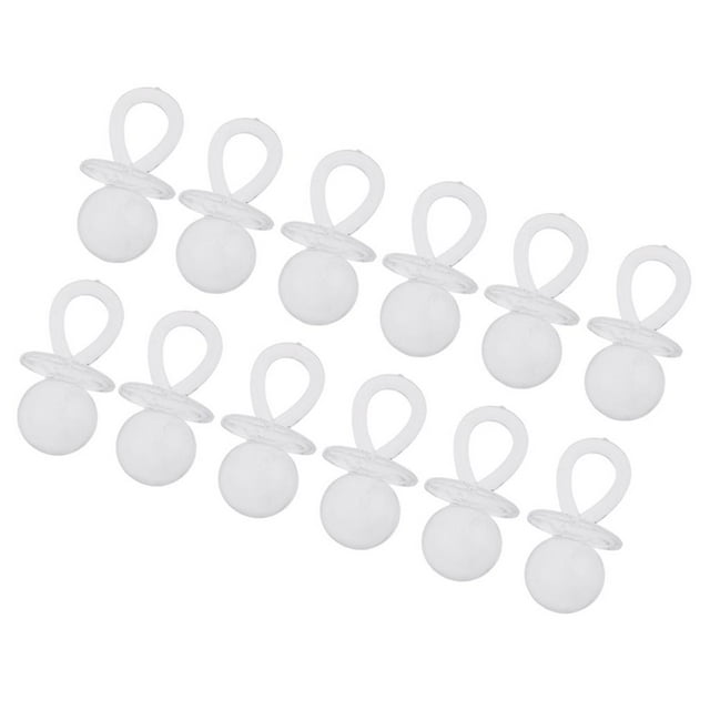 12pcs Encantadores de Acrílico Yuyangstore Chupete de Bienvenida Al Bebé