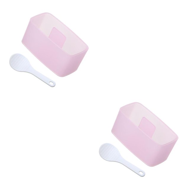Billuyoard Molde antiadherente para hacer Sushi, prensa de carne no tóxica con cuchara de arroz pequeña, prensa para alimentos, molde para hacer Como se muestra 2Conjunto