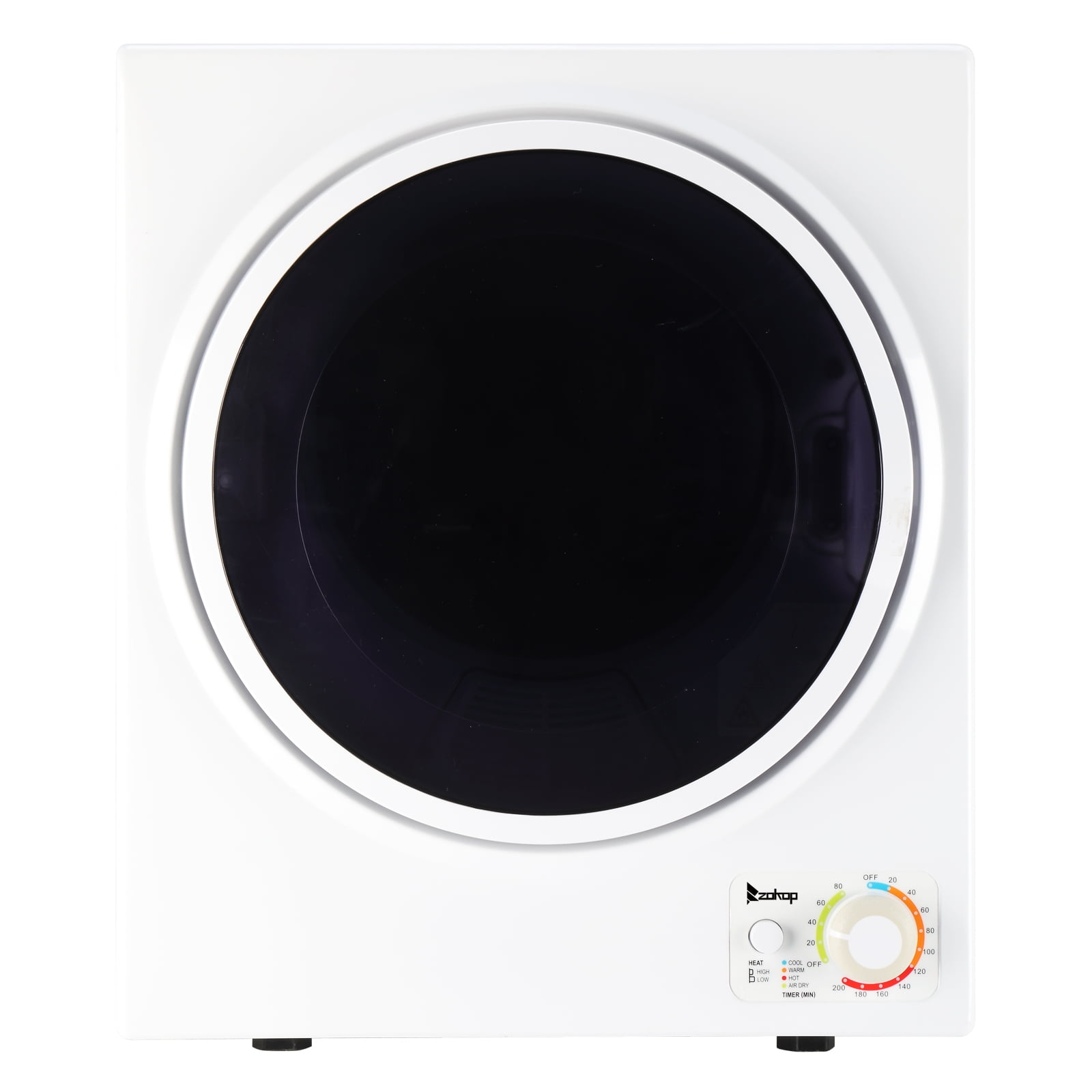Compact Portable Household clothes Dryer 1.6cuft with Stainless Steel Drum