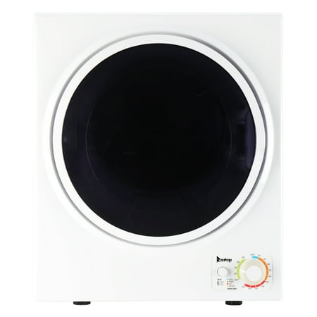 Ktaxon 1.6 cu. ft. Electric Tumble Compact Cloth Dryer Stainless Steel Wall Mounted, White