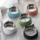 thumbnail image 2 of cuenco de acero inoxidable para gatos, cuenco doble para perros para proteger la columna cervical, cuenco diagonal para gatos, cuenco popular para comida para mascotas, suministros para gatos, 2 of 5