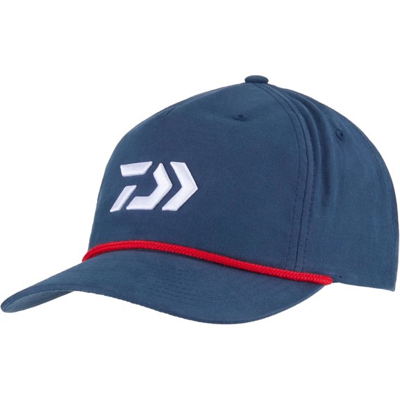 DAIWA D-Vec Navy/Red Cord With White Logo Hat (DVEC-BLUWTRCMCAP)