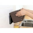 thumbnail image 3 of Dustbin Trash Can Kitchen Wall Mounted Garbage Bin Recycle Compost Bin Bathroom Dustbin(Dark Brown S), 3 of 5