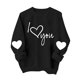 thumbnail image 4 of TaTaai Hoodies Shirts for Women Early Fall Long Sleeve Tops Vintage Graphic Outfits Tops Fashion Pullover Tees Gift, 4 of 9