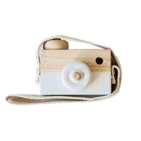 

Hi.FANCY Hanging Wooden Camera Toys Children Toy Gift Room Decor Kids Furnishing Articles Wooden Toys