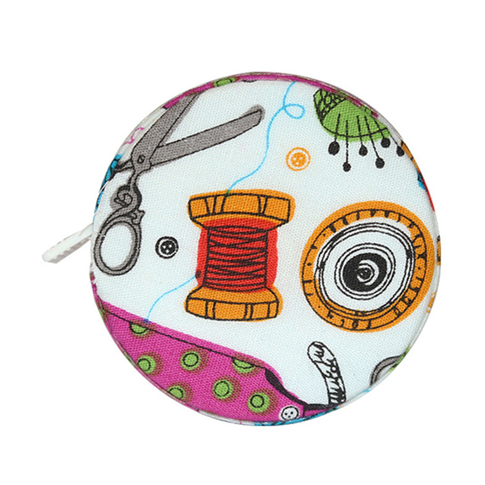 Colorful Printed Soft Automatic Retractable Tape Body Tailor Sewing Craft Cloth Measuring Tape