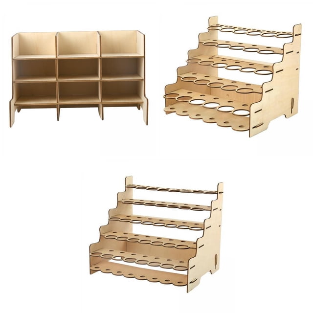 Del Organizador de de Herramienta de Cepillos de Del pigmenti Del Módulo de 3Pcs CUTICAT portaescobillas