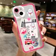 thumbnail image 3 of Funda de teléfono transparente World City Travel Tokio Nueva York Londres para iPhone 15 14 13 12 Mini 11 Pro Max X XR XS 7 8 Funda de silicona suave, 3 of 5