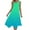 Green-A, variant on Uaswgudfs Women’s Sleeveless Round Neck Midi Dress - Asymmetrical Hem Knee-Length Sundress with Casual Summer Flowy Tank Design