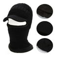 thumbnail image 6 of Winter Beanie Hat Scarf Set,Fleece Lined Warm Hat Neck Warmer,Thick Skull Cap Knit Beanie for Men Women, 6 of 8