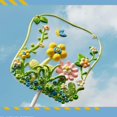 thumbnail image 4 of 6Pieces Multifunctional DIY Transparent Fan Handheld Unfinished Blank Painting Fans Handicrafts Children Graffiti Fans frosted matte, 4 of 4