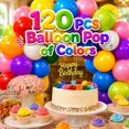 120 PCS Balloons Assorted Colors, 12 Inch Latex Balloons Bulk with 12 ...
