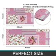 thumbnail image 7 of Pioneer Flower Floral Print Pattern Kitchen Rugs Sets Of 2,Anti Fatigue Kitchen Mat Rugs Non Slip Washable,Decorative Kitchen Floor Mats for Kitchen,Sink,Laundry,17"x30"+17"x47", 7 of 7