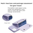 thumbnail image 2 of ELEHOLD for iPhone 14 Plus Case Wallet with Credit Card Holder Crossbody Lanyard, Soft PU Leather Magnetic Flip Folio Purse Case for iPhone 14 Plus,Light Purple, 2 of 6