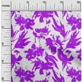 thumbnail image 1 of oneOone Cotton Flex Purple Fabric Florals Sewing Fabric By The Yard Printed Diy Clothing Sewing Supplies 40 Inch Wide-102, 1 of 4