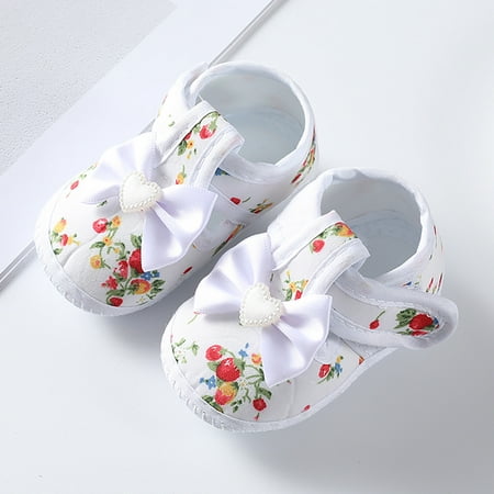 

Cathalem Boy Closed Toe Sandals Baby Girls Soft Toddler Shoes Infant Toddler Walkers Shoes Bow Decoration Princess Shoes Sandals Sandal White 0 Months