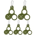 thumbnail image 1 of Hebilla para Botella Al Aire Libre Hebilla para Botella Mineral Botella Bebida Gancho para Botella Hebilla para Tetera Pequeña Hebilla para Mochila Hebilla Mosquetón 5 Piezas (verde Militar), 1 of 9