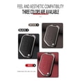thumbnail image 7 of Leather Key Fob Cover for Jeep Wrangler JL JLU Gladiator 4XE 2018-2021 Accessories with Keychains Folding 3 Button Key Case for Jeep Wrangler Zinc Alloy Key Holder -A Keychain, 7 of 7