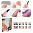thumbnail image 5 of RAGUPEL 24Pcs Glue on Nails for Women,Diamond-Accented Square Nails,Silver Hollow Butterfly Press on Nails Summer,Long Nails for Dating,Party,Taking Pictures,Daily Life,Style3, 5 of 7