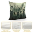 thumbnail image 4 of Leisuo Foggy Forest Body Pillow Cover Misty Fir Hipster Vintage Nature Parks Wood Cloud Tree Long Pillow Case Protector with Zipper Soft Pillow Cases Covers for Bed White, 4 of 5