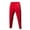 B-Red, variant on Wyobmus Men's Workout Pants Color Block Casual Sports Pants Breathable Bound Feet Cargo Pants A-Black