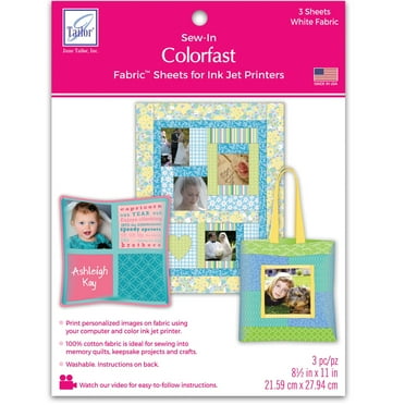 June Tailor Computer Printer Fabric White 4pc - Walmart.com