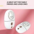 thumbnail image 6 of Suodoka Cute Animal Facial Mist Sprayer, USB Rechargeable Nano Eye Face Humidifier for Deep Moisturizing and Cooling Skin Care, Portable 35ml Travel Mini Mister (White) 1.18 fl oz / 35 ml, 6 of 9