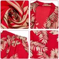 thumbnail image 3 of Womens Hawaiian Shirt Shorts Set 3 Piece Short Sleeve Outfits for Vacation Beach Summer Shorts Sunglasses Kimono Lounge Suit, 3 of 7