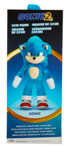 Sonic the Hedgehog Film 13 pouces Parler Sonic peluche Brand New * 