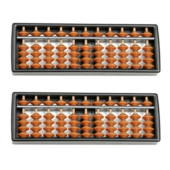 2X Abacus Toy 11 Digits Kid School Learning Math Arithmetic Toy Chinese Traditional Abacus Educational Toys for Children