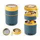 thumbnail image 2 of Lonchera Termica Bloosom  Acero Inoxidable De 710ml Incluye Cuchara Azul, 2 of 4