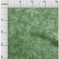 thumbnail image 2 of oneOone Cotton Cambric Green Fabric Sea Fabric For Sewing Printed Craft Fabric By The Yard 56 Inch Wide, 2 of 4