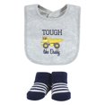 thumbnail image 3 of Hudson Baby Infant Boy Cotton Bib and Sock Set, Construction, One Size, 3 of 5