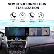 ZWNAV Dual 12.3 inch Touch Screen Android 13 Qualcomm 8 CORE Carplay Car Radio For Mitsubishi ASX 2013-2020 Car GPS Navigation Multimedia