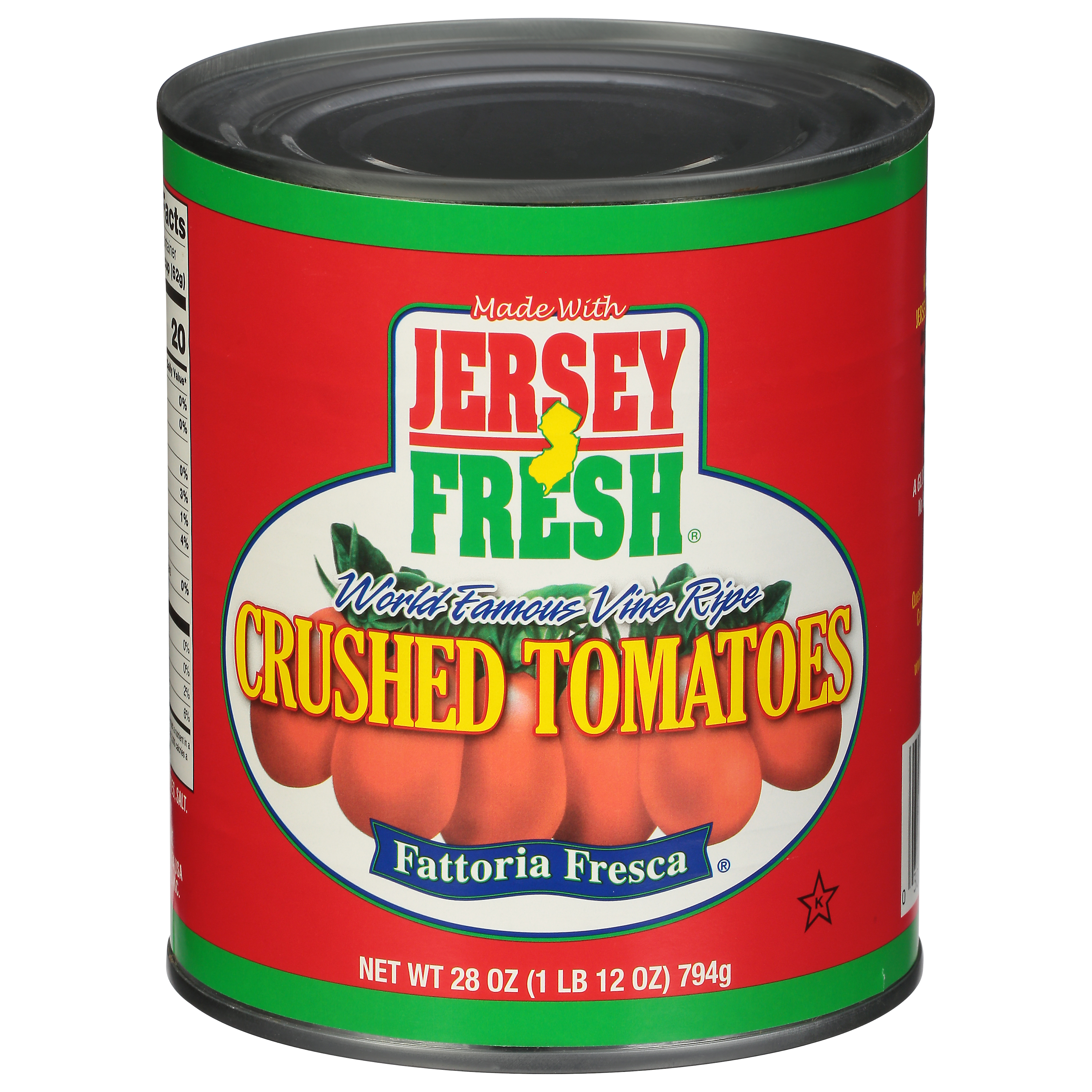 Jersey Fresh Tomatoes Fattoria Fresca, 28 Oz