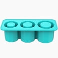thumbnail image 2 of Bandeja para Cubitos Hielo Con Tapa Moldes Silicona Tazas 30 A 40 Onzas (lago) Azul, 2 of 6