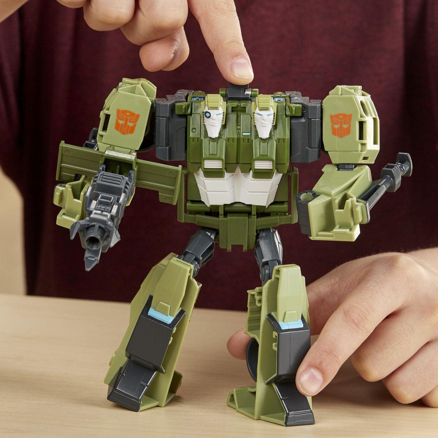 Transformers Cyberverse, figurine RACK'N'RUIN 17 cm classe Ultra, se combine à l'armure energon pour de la surpuissance