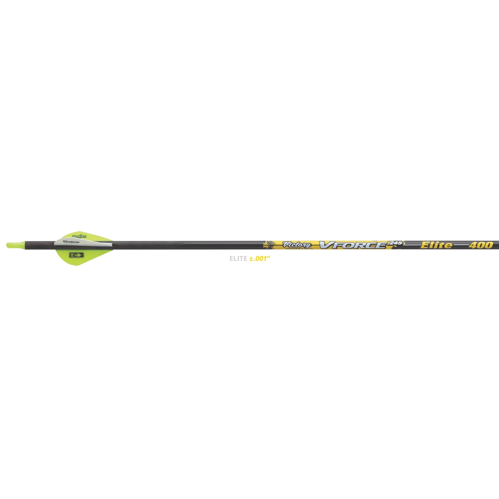 Victory Archery V-Force Elite 350 Raw Shafts Nock Installed/Insert Loose