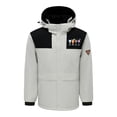 thumbnail image 5 of Feancey Heated Winter Coat for Men Women Water Warm 4 Heating Zones Snow Jackets Outdoor Windproof Thermal Removable Hooded Jacket with Pockets,Beige,M, 5 of 5